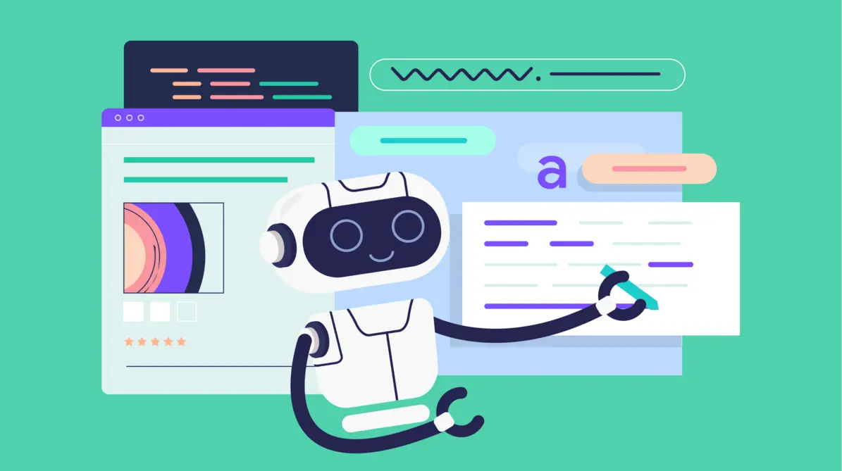 AI system generating blog content