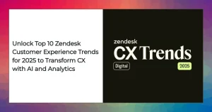 Zendesk 2025 customer experience trends graph visualizing AI and analytics impact on CX.