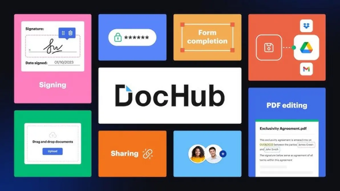 DocHub signature workflow screenshot