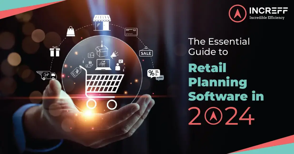 Global retail technology concept graphic