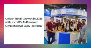 Increff platform dashboard showcasing omnichannel inventory and warehouse management SaaS modules for retail 2025.