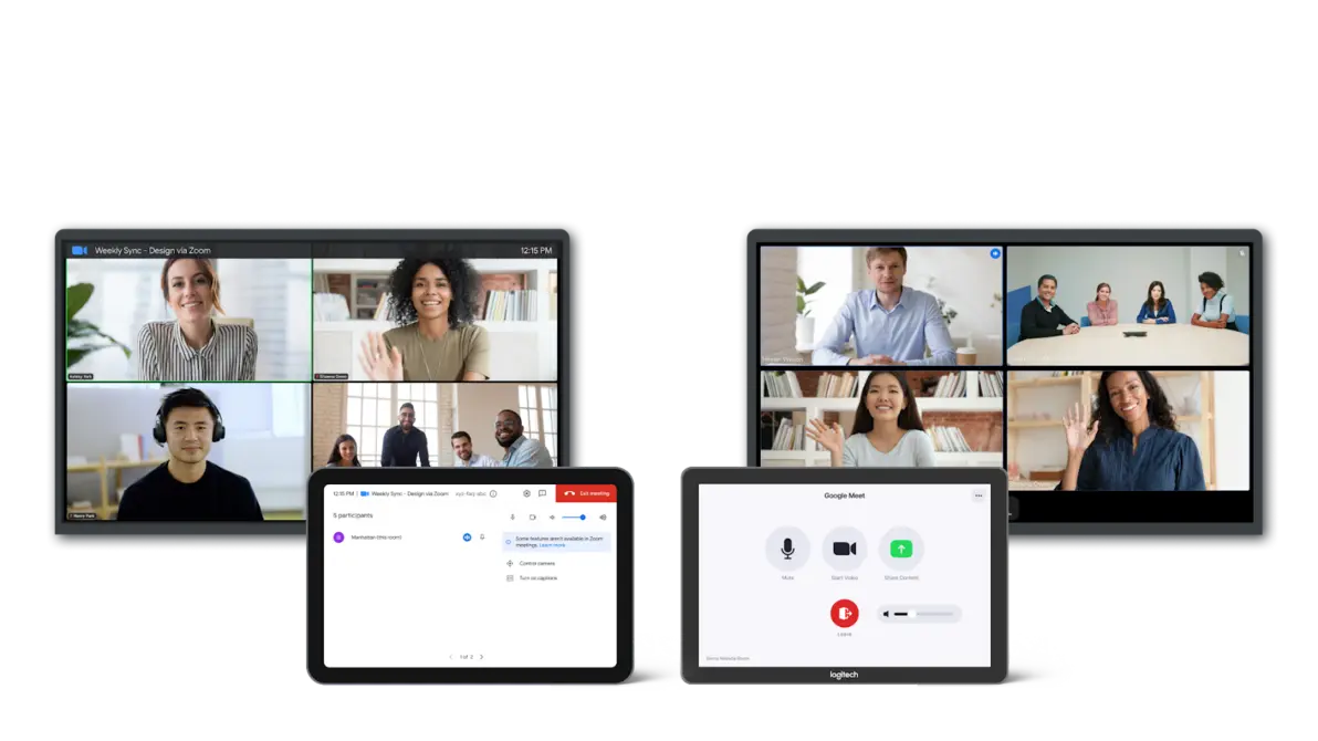 Zoom and Google Meet integration in action
