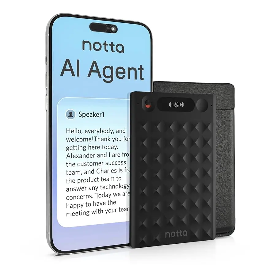 Notta Memo AI voice recorder device photo