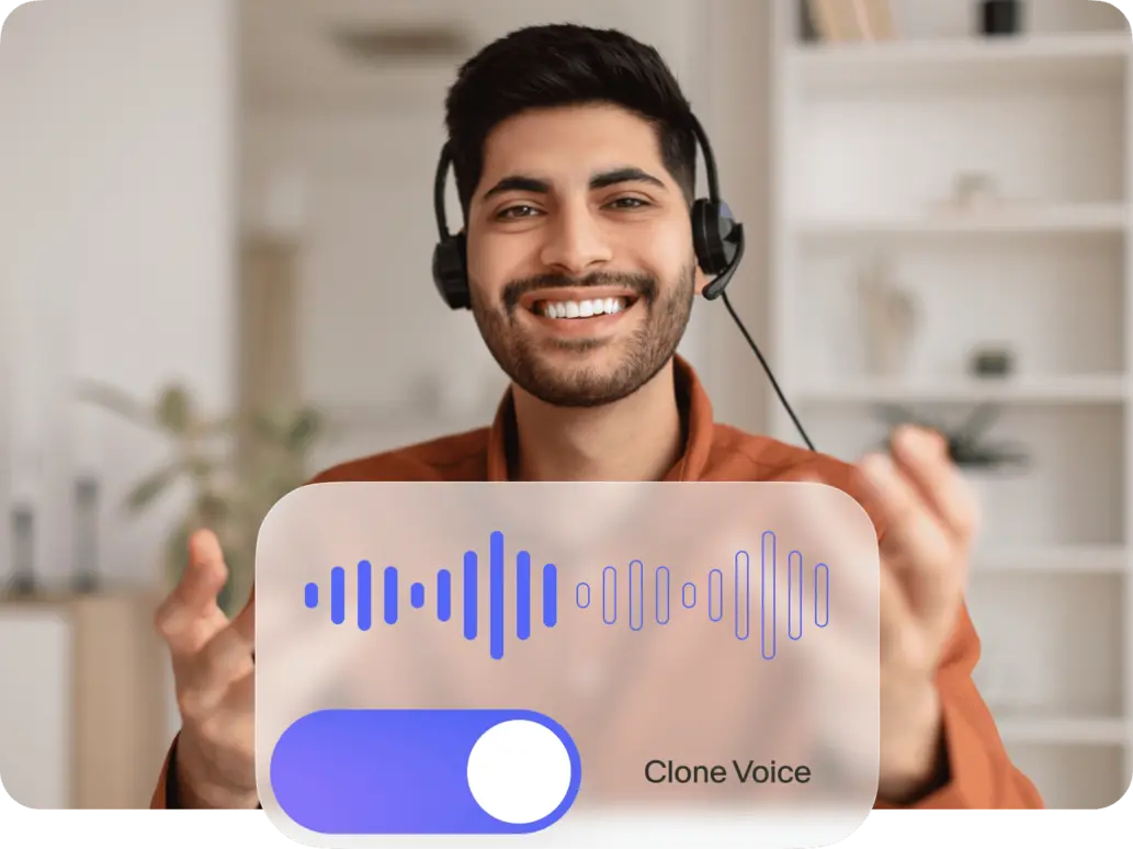 Subtitling and voice cloning interface