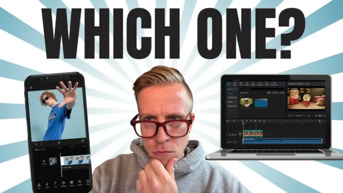 CapCut mobile vs desktop screenshot
