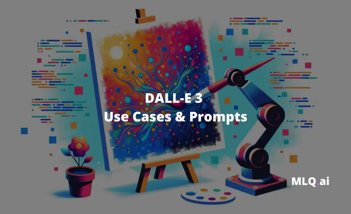 DALL-E 3 business use cases infographic, featuring applications in marketing, education, design, and campaign visuals in 2025
