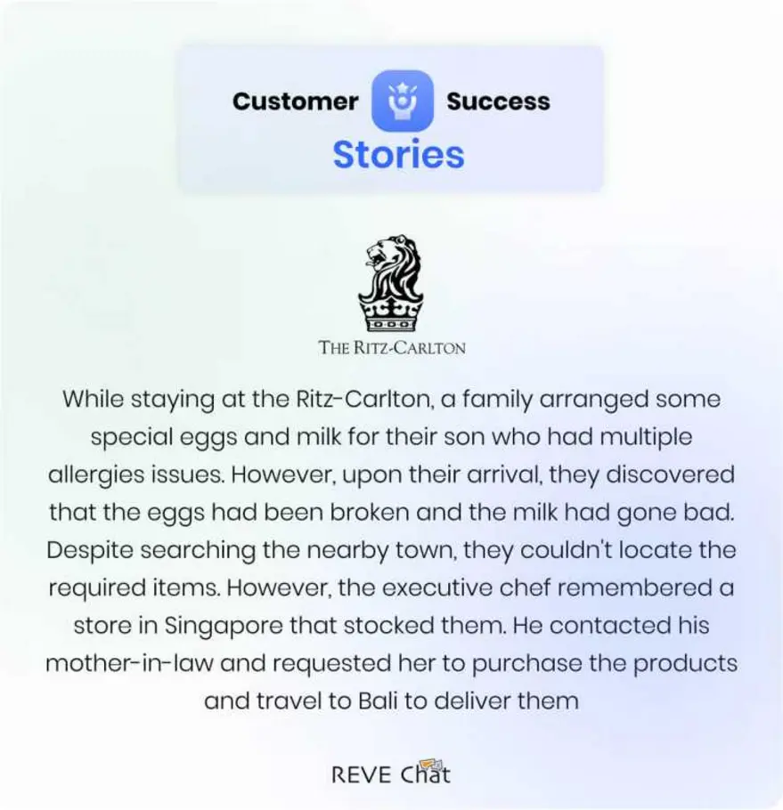 Ritz Carlton success story