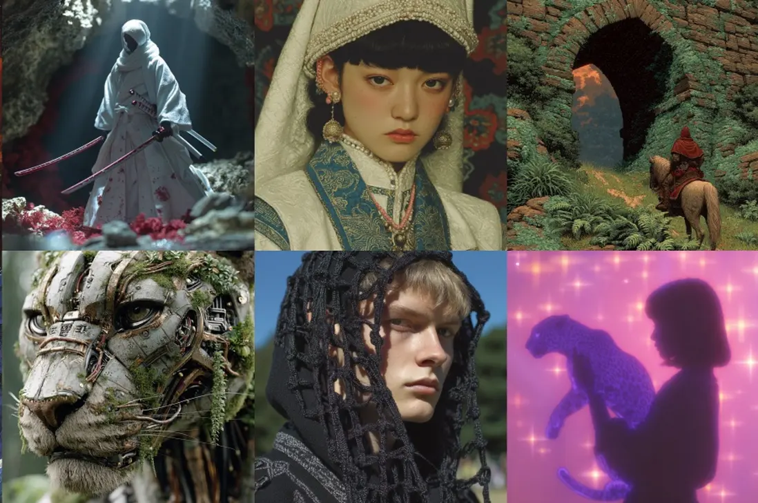 Midjourney V7 AI model visual