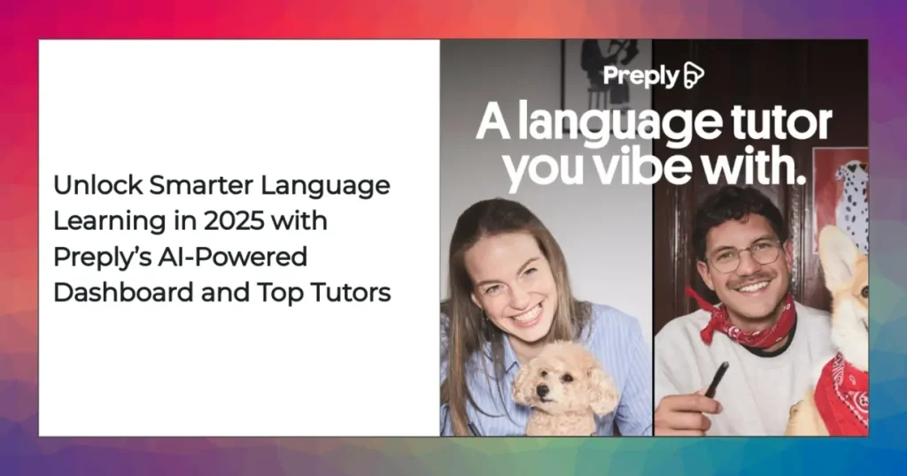 AI-powered Preply dashboard showing personalized language learning tools.