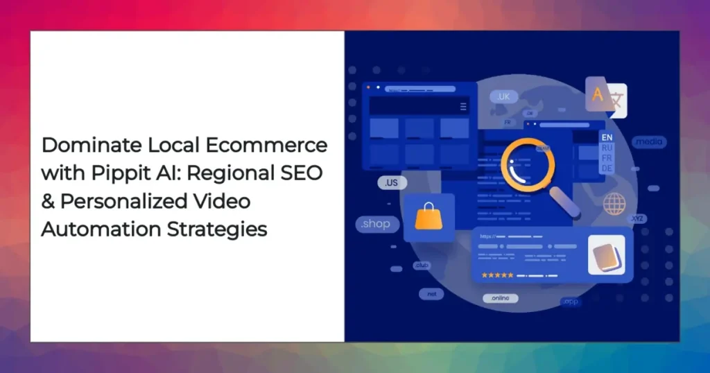 Local ecommerce regional SEO zones visualized with Pippit AI geotargeting.