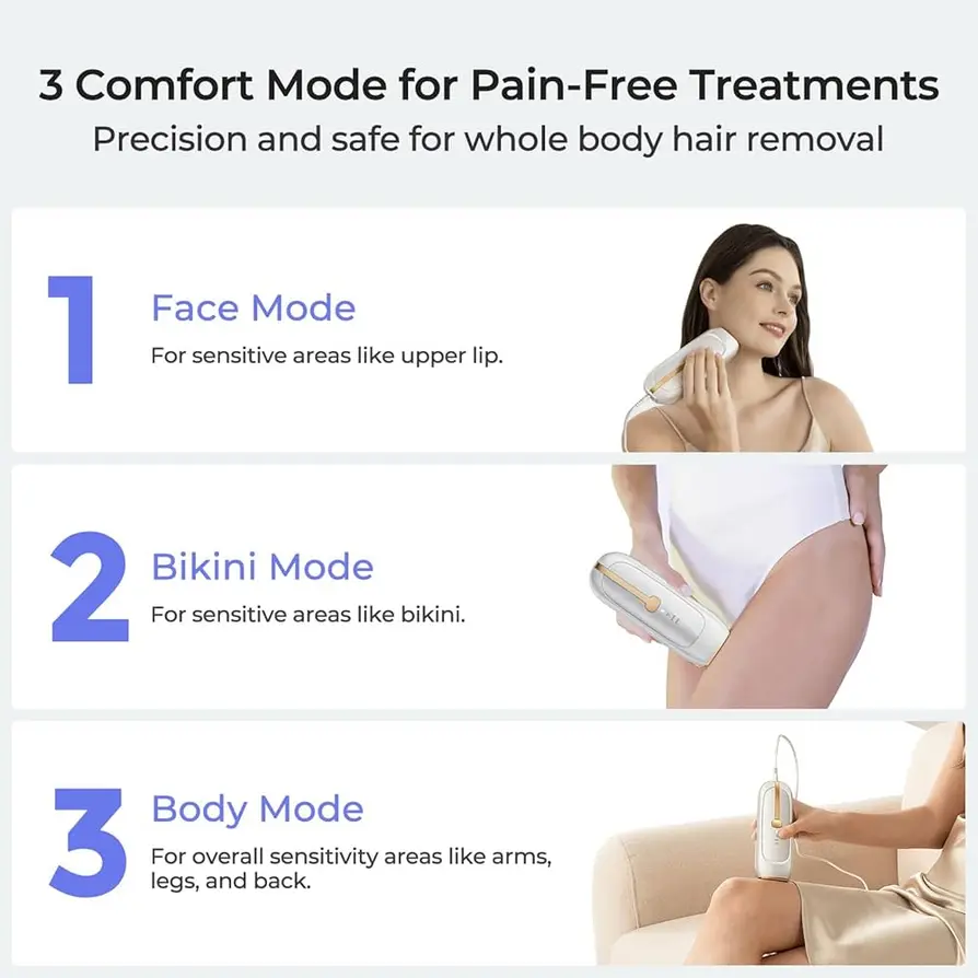 Sapphire cooling hair removal technology photo
