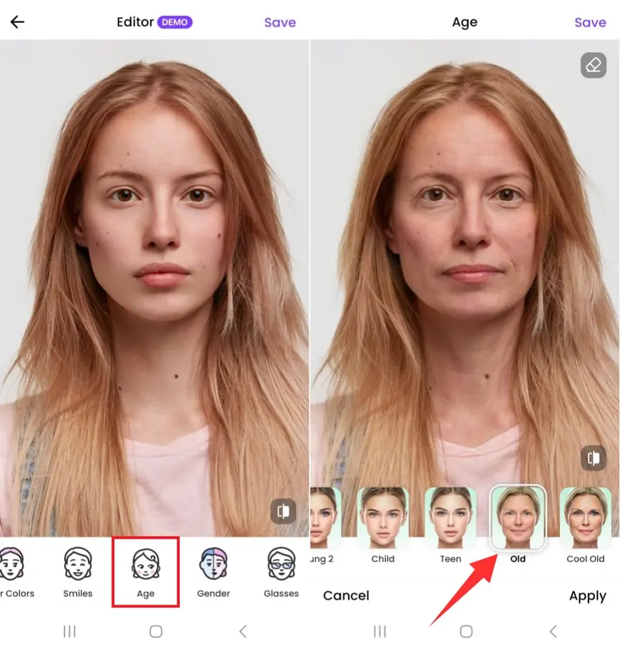 Tutorial on using FaceApp filters safely