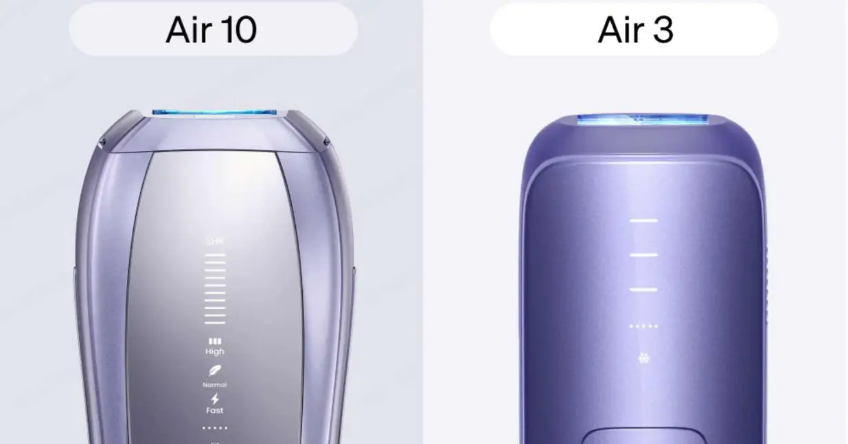 Comparison of Ulike IPL device models chart