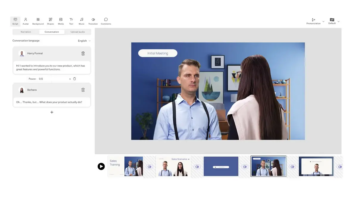 Colossyan AI avatars multilingual support visual