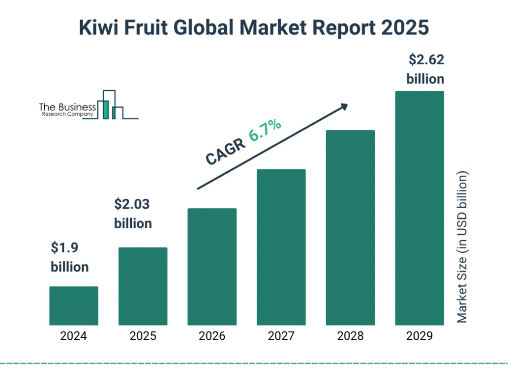 Global kiwi fruit market graph