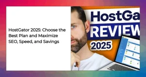 Infographic of HostGator 2025 hosting plans, pricing, and performance metrics.