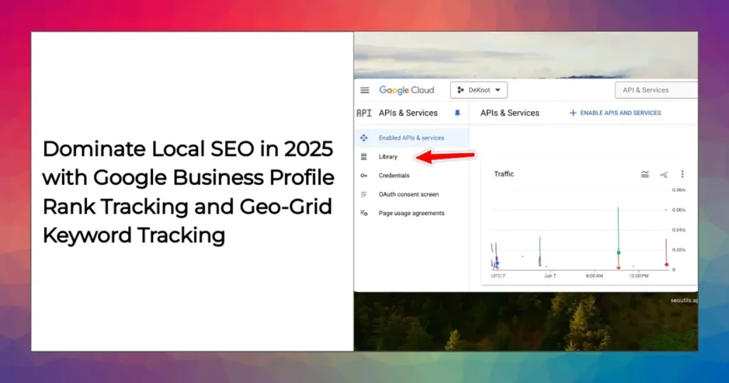 Local SEO geo-grid heatmap displaying Google Business Profile rank positions by neighborhood.