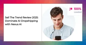 Screenshot of Sell The Trend Nexus AI dashboard showing AI-powered product research and trend analytics.