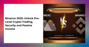 Binance 2025 crypto exchange interface with trading charts and security features