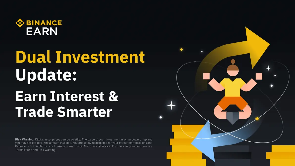 Binance earn products page