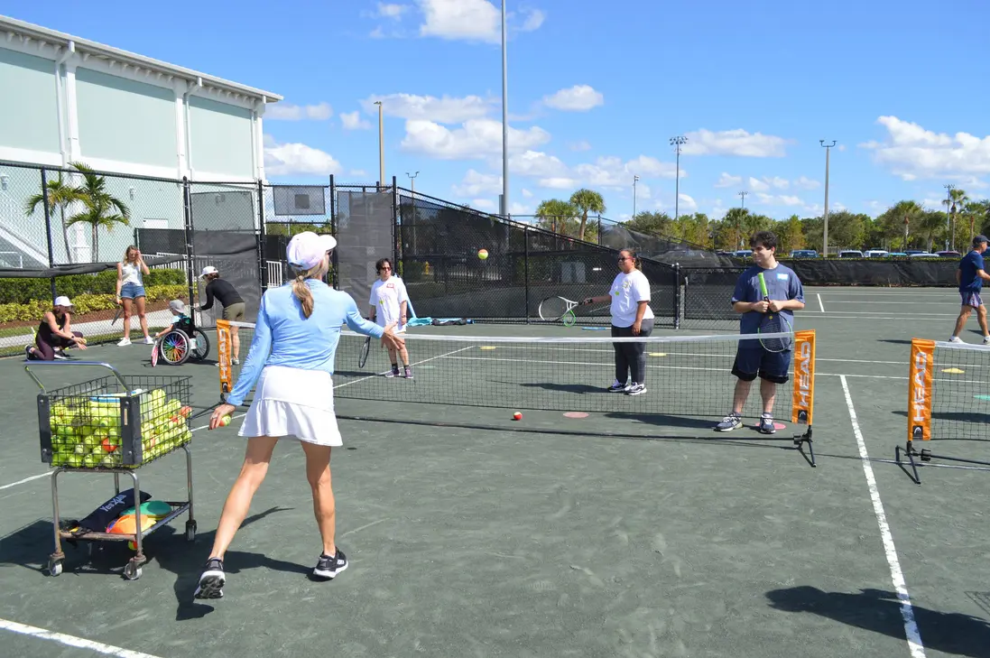 Youth and special needs tennis event
