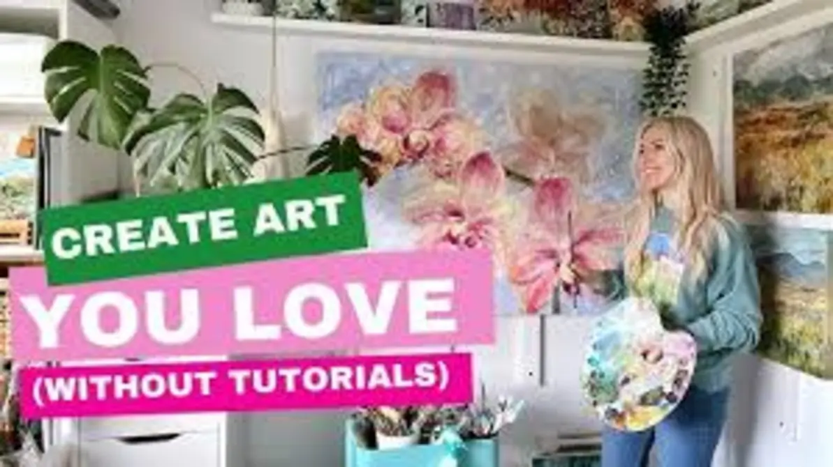 Art and design tutorial workspace