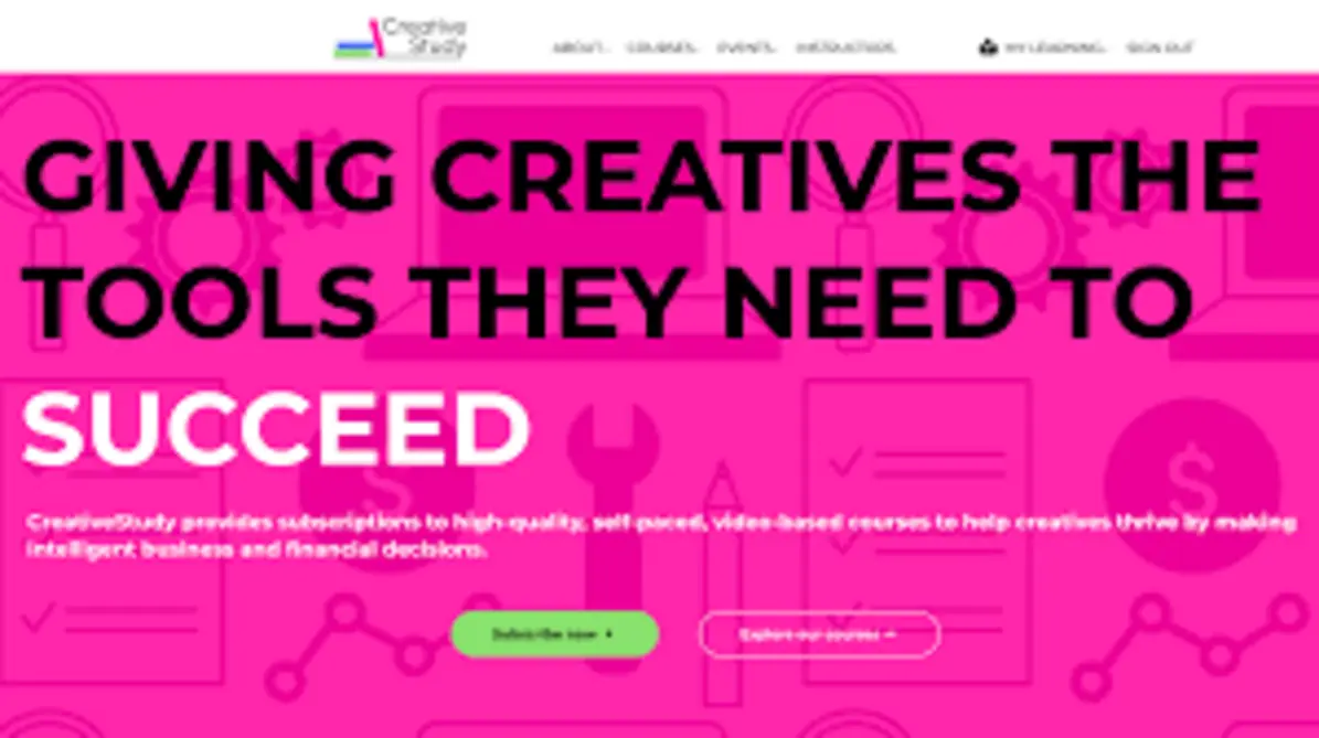 Business training class illustration