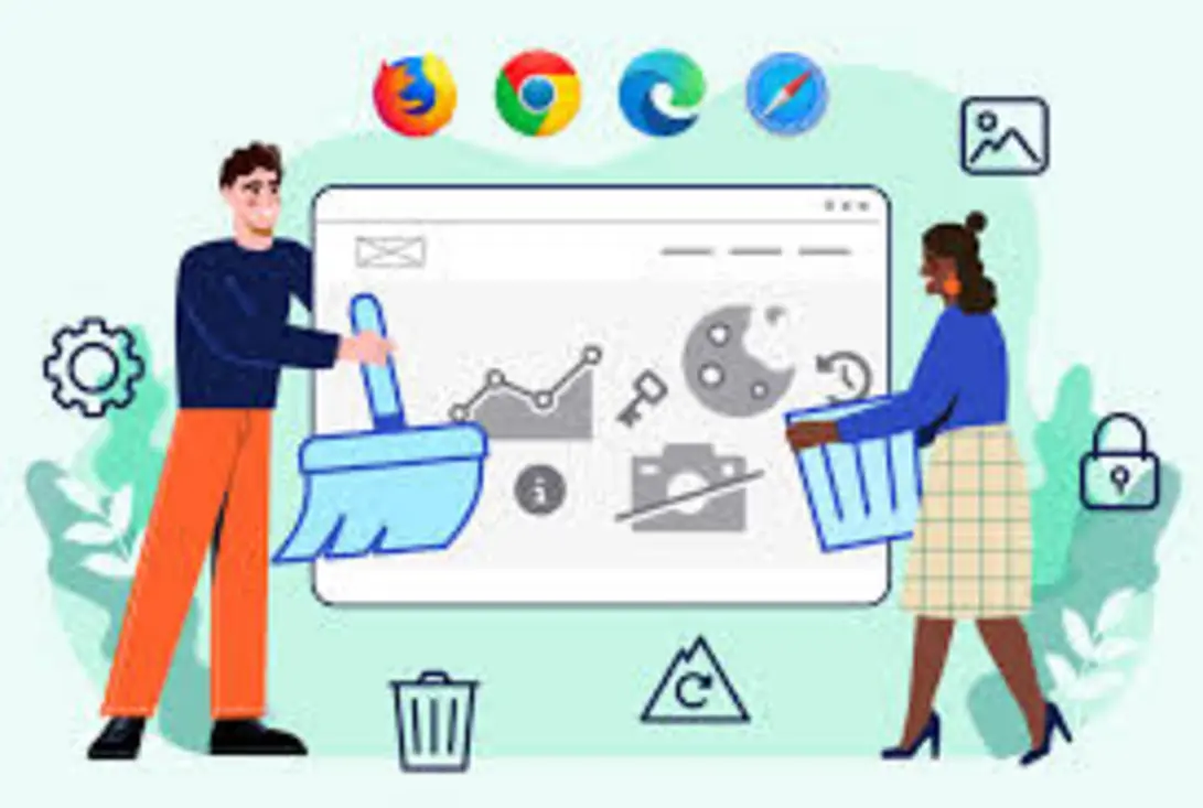 Browser upgrade steps illustrated