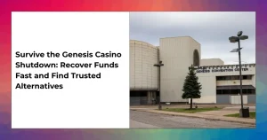 Genesis Casino shutdown guide showing fund recovery steps and trusted alternatives with licensing and payout security.