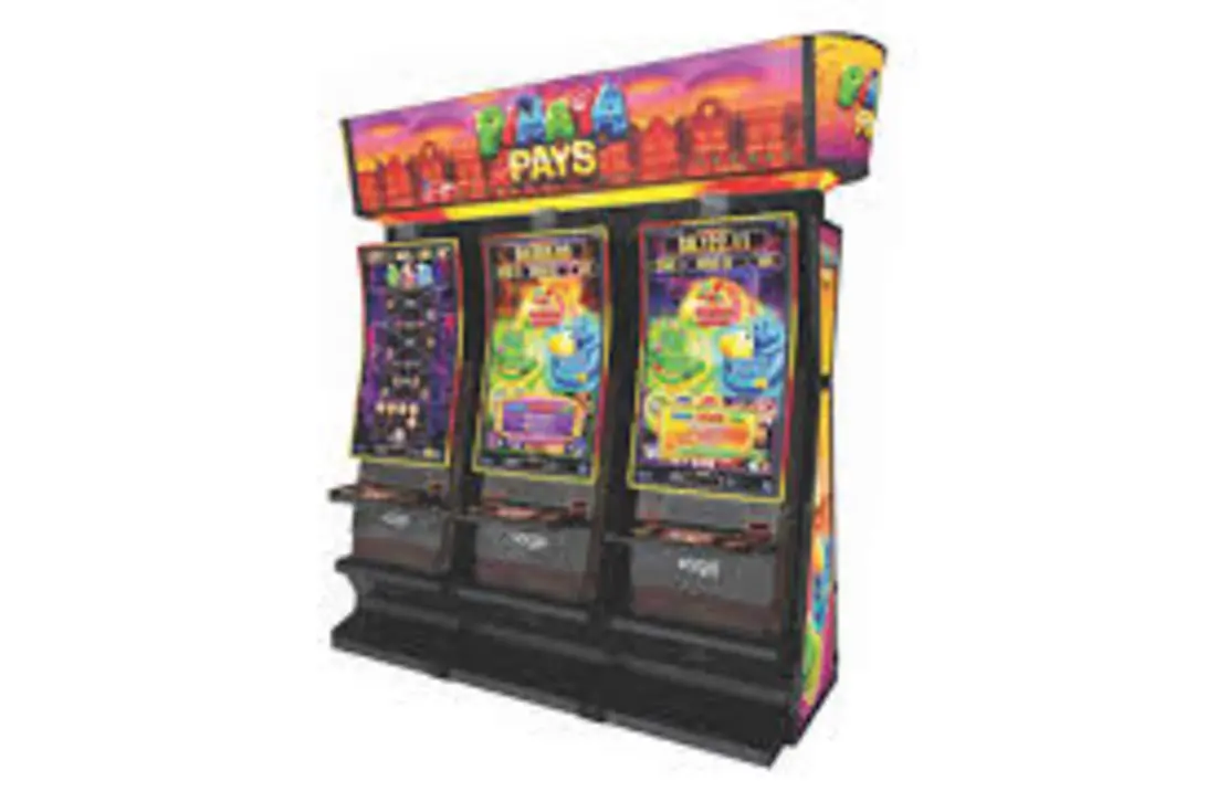 Visual featuring popular slot game icons