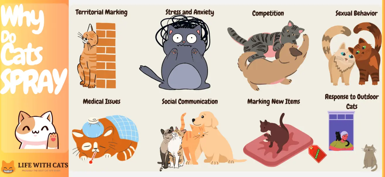 Comparison table of leading cat spraying solutions and rates of effectiveness