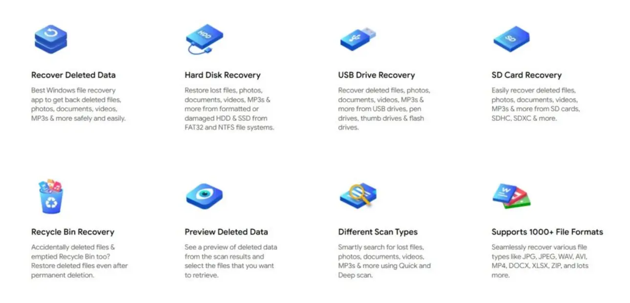Supported Devices & File Types Chart