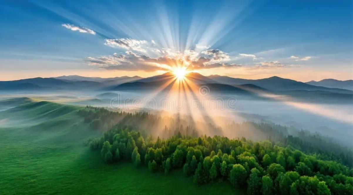 Mountain sunrise