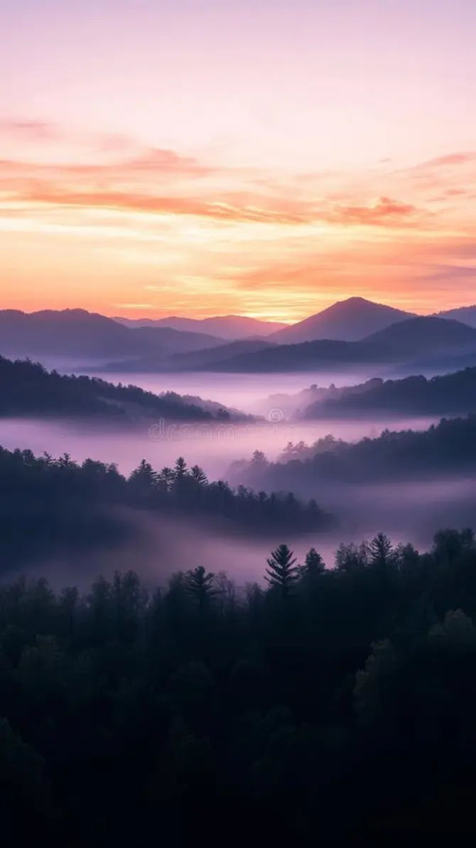 Mountain sunrise